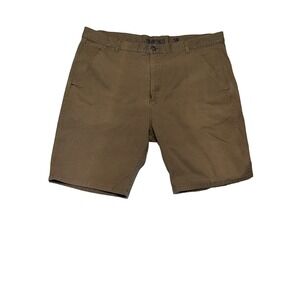 Purnell Mens Khaki Shorts Size 38 98% Cotton 2%Elastane RN #138985